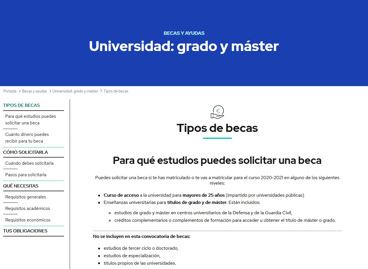 Tipos Becas 2