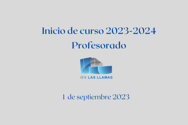 Inicio profesorado 23 24