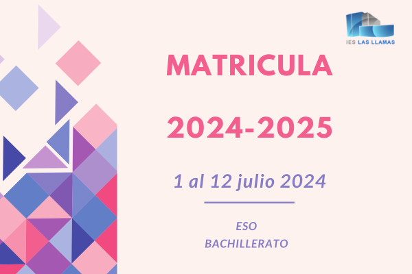 Matricula 24 25 ESO BACH