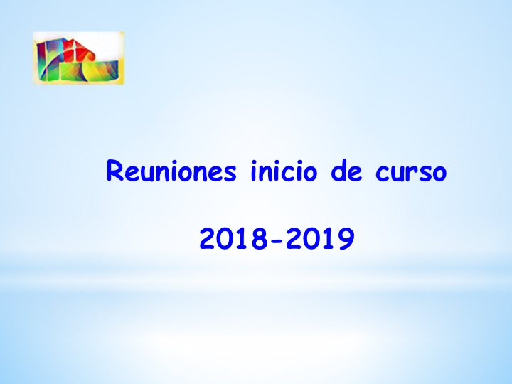 Reunion inicio curso